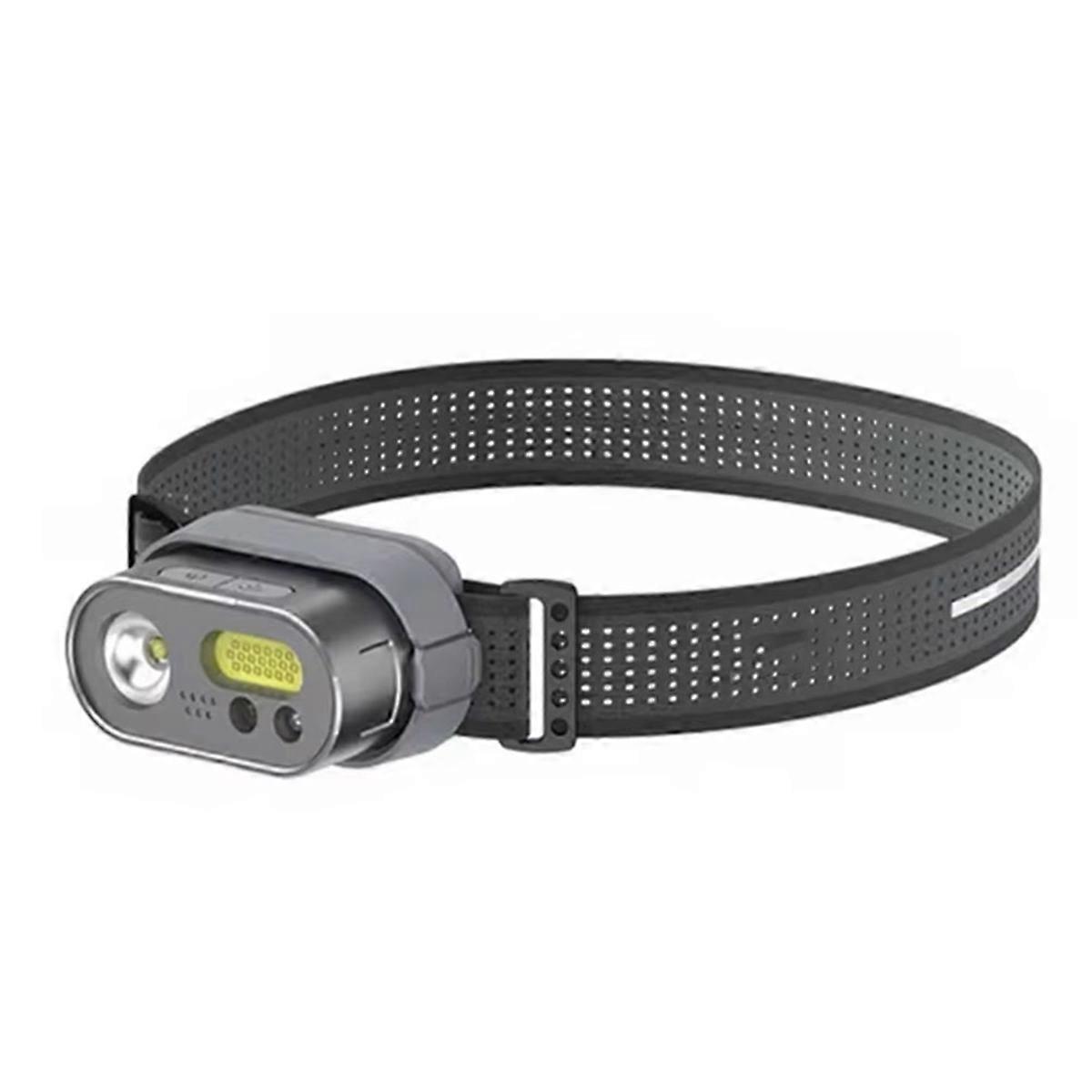 MH1 Multifunctional Headlamp Gesture and Button Dual-Control Head Flashlight Head Lantern for Outdoor Camping Hiking