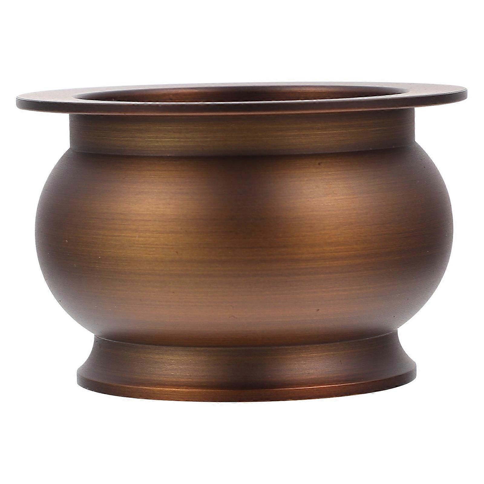 Copper Antique Incense Burner Holder for Aromatherapy 3Pcs Light Brown