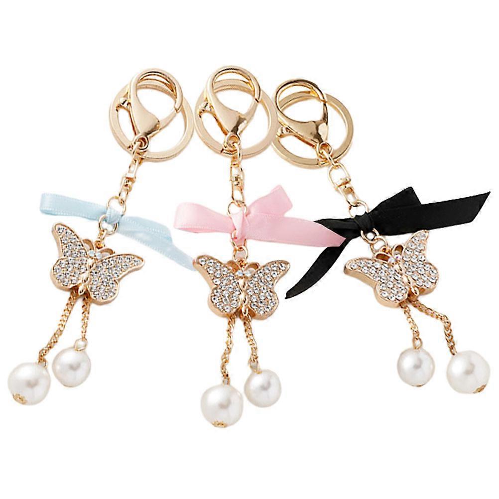Porte-clés papillon tendance, décoration polyvalente pour un usage quotidien, sacs, clés, 12 pièces