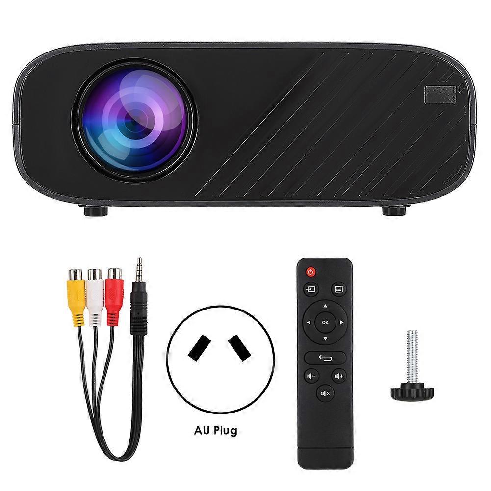 W90 3D HD Bluetooth WiFi LED Projector 720P Android - Versatile Home Theater Black