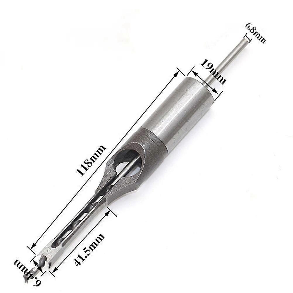 Self Centering Drill For Woodworking Doors Installation 6.4mm Precise Positioning Silver 1Pack