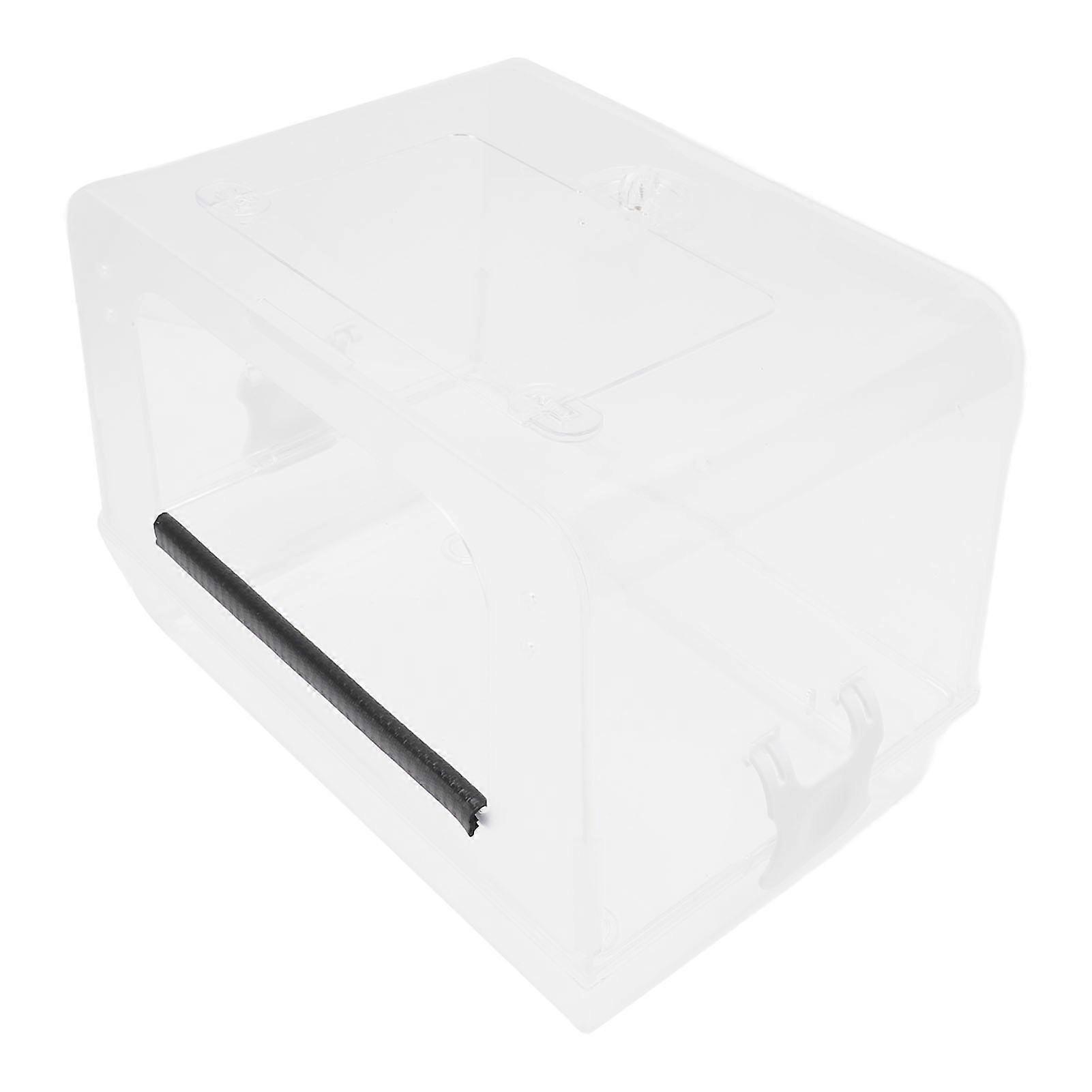 Spacious Acrylic Cage Bird Bath for Parrot Parakeet, Portable