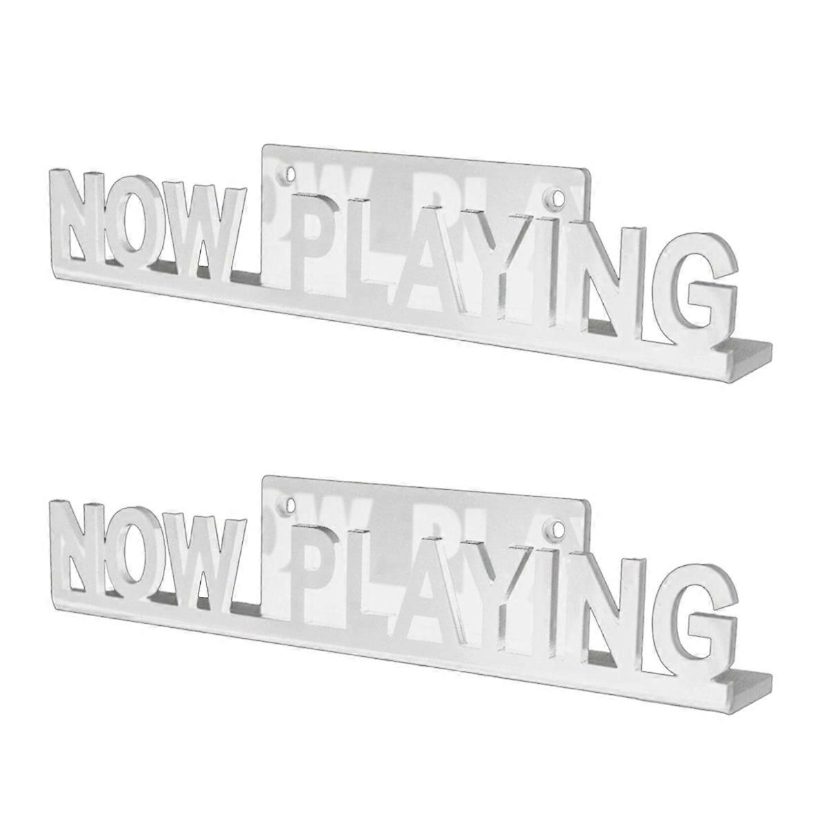 Wall Mount CD Record Display Stand White