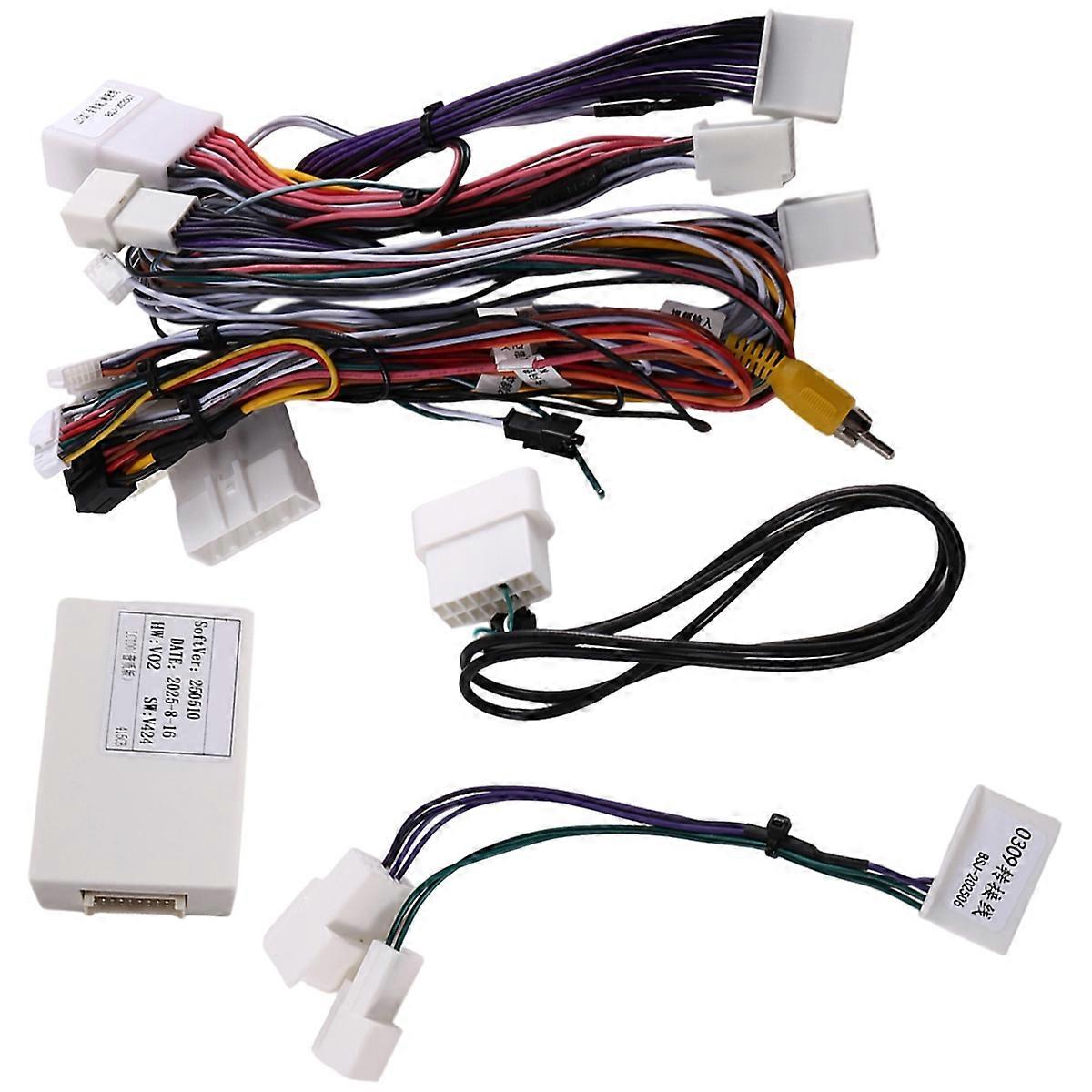 Car DVD Navigation Harness Wiring Protocol Box Kit for 