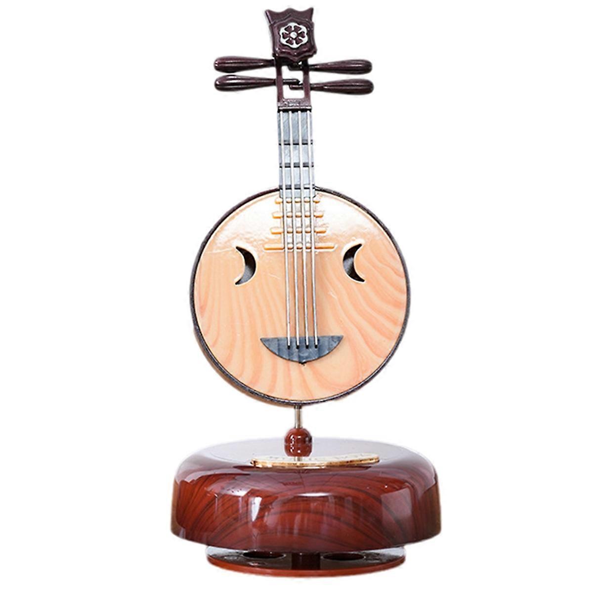 Literary and Classical Style Rotating Music Box Ornaments,Moon 