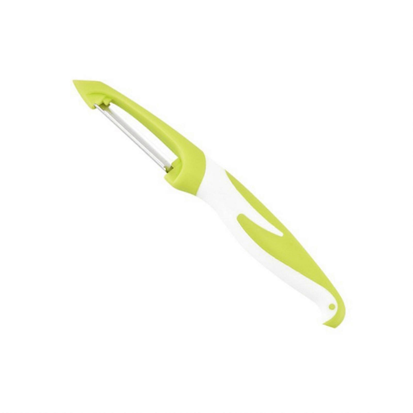 Ceramic Peeler Ergonomic Curved Handle Sharp Blade Food Grade Multi-functional Manual Vegetable Fruit Peeling Tool Kitchen Gadgets