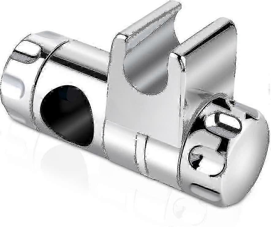 Adjustable Chrome Shower Head Mounting Bracket with 25mm Diameter