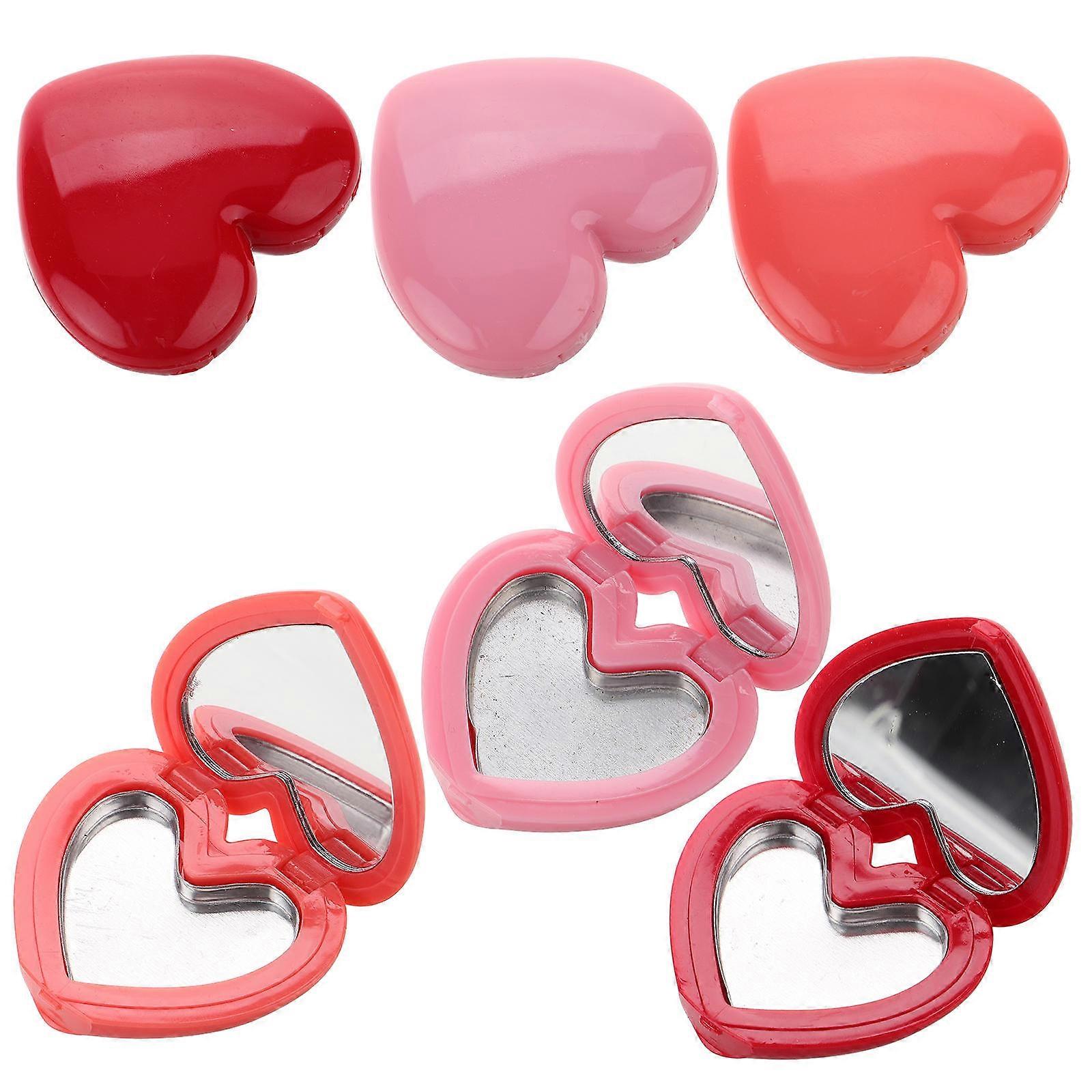 Assorted Color Eyeshadow Box Heart Shape for Storage 32Pcs Makeup Dispenser
