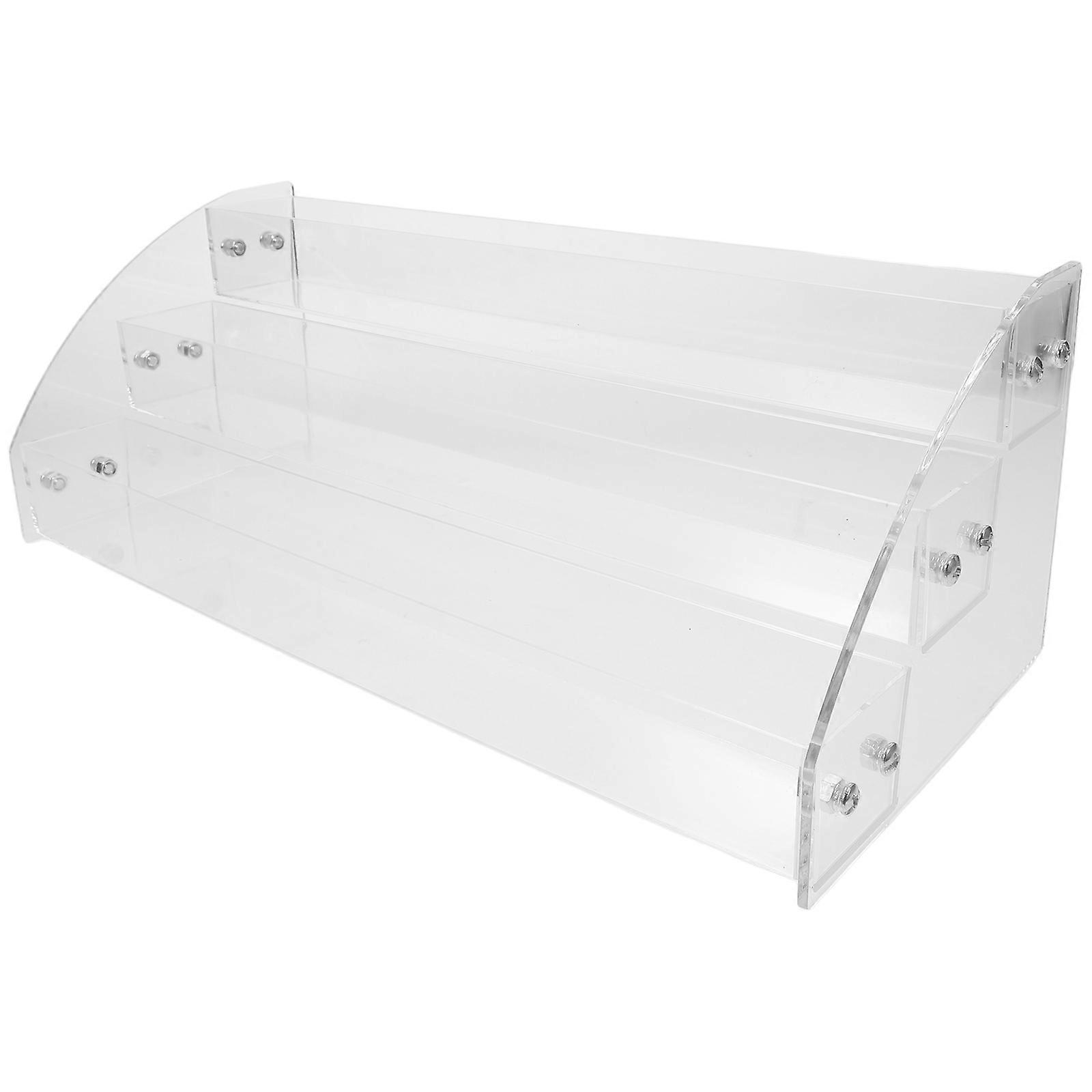 Perfume Holder Clear Display Riser for Displaying Use 4Pcs Plastic Organizer