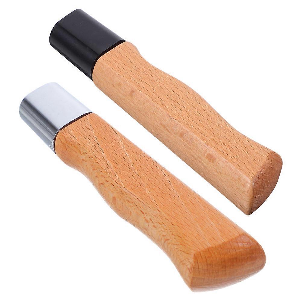 Kitchen Cutter Handle Replacement with Ergonomic Grip 6Pcs Wooden Handles