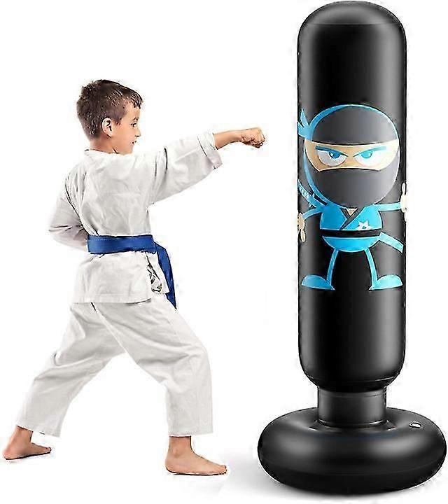 Inflatable Kids Punching Bag Punching Bag Karate Gifts for Boys and Girls Boxing Bag for Immediate Bounce Back for Practicing Karate Taekwondo and to