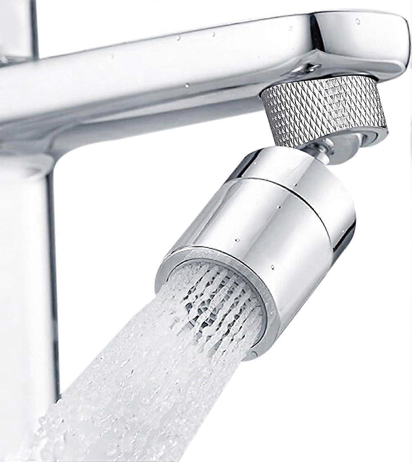 مهويات صنبور مع 80 درجة زاوية عريضة قطب صنبور مهوية مهوية صنبور مع وظيفة مزدوجة للمطبخ ، الحمام مصقول الكروم