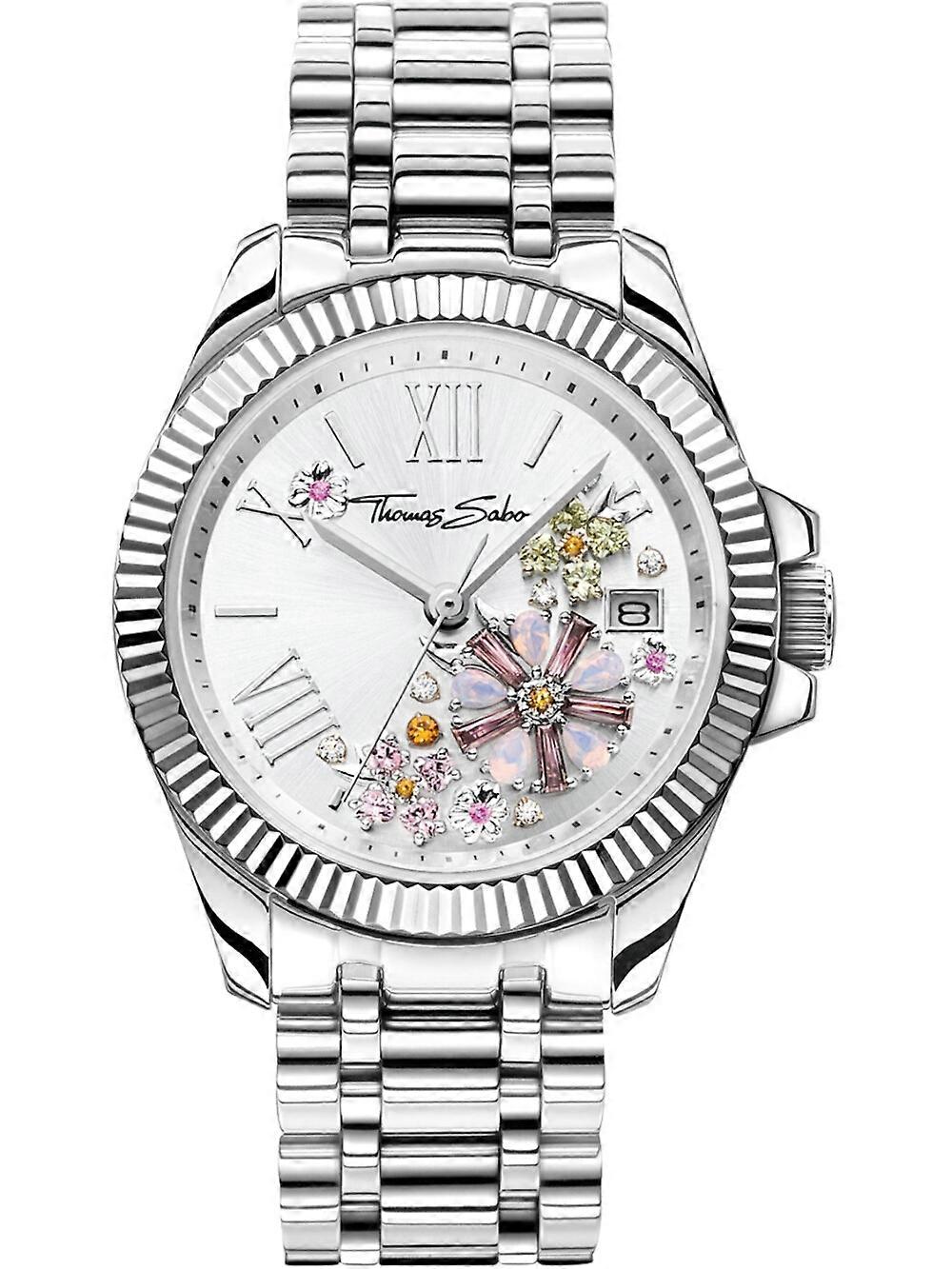 Thomas Sabo WA0381-201-201 Women's Watch Flowers 33mm 5ATM