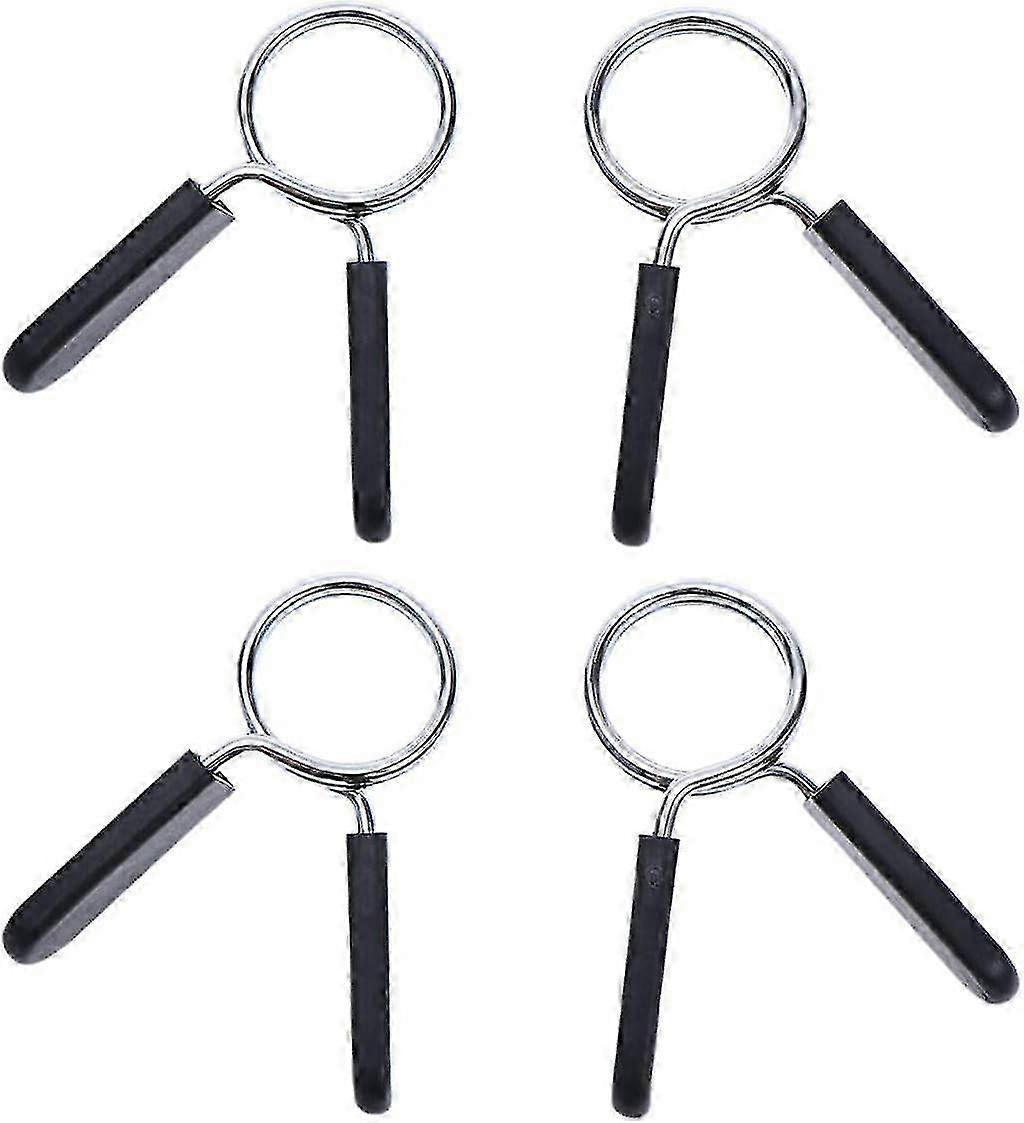 Spring Collars, 4 X 25mm/28mm Dumbbell Clamps - Secure Grip for Bodybuilding Yoga