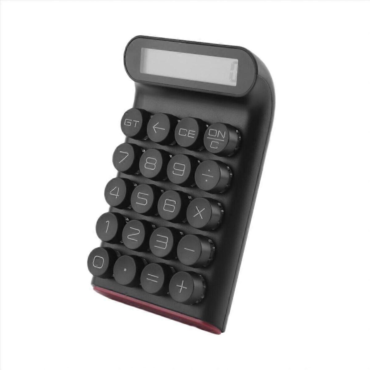 Retro Calculator Mechanical Keyboard Portable Calculator-Black