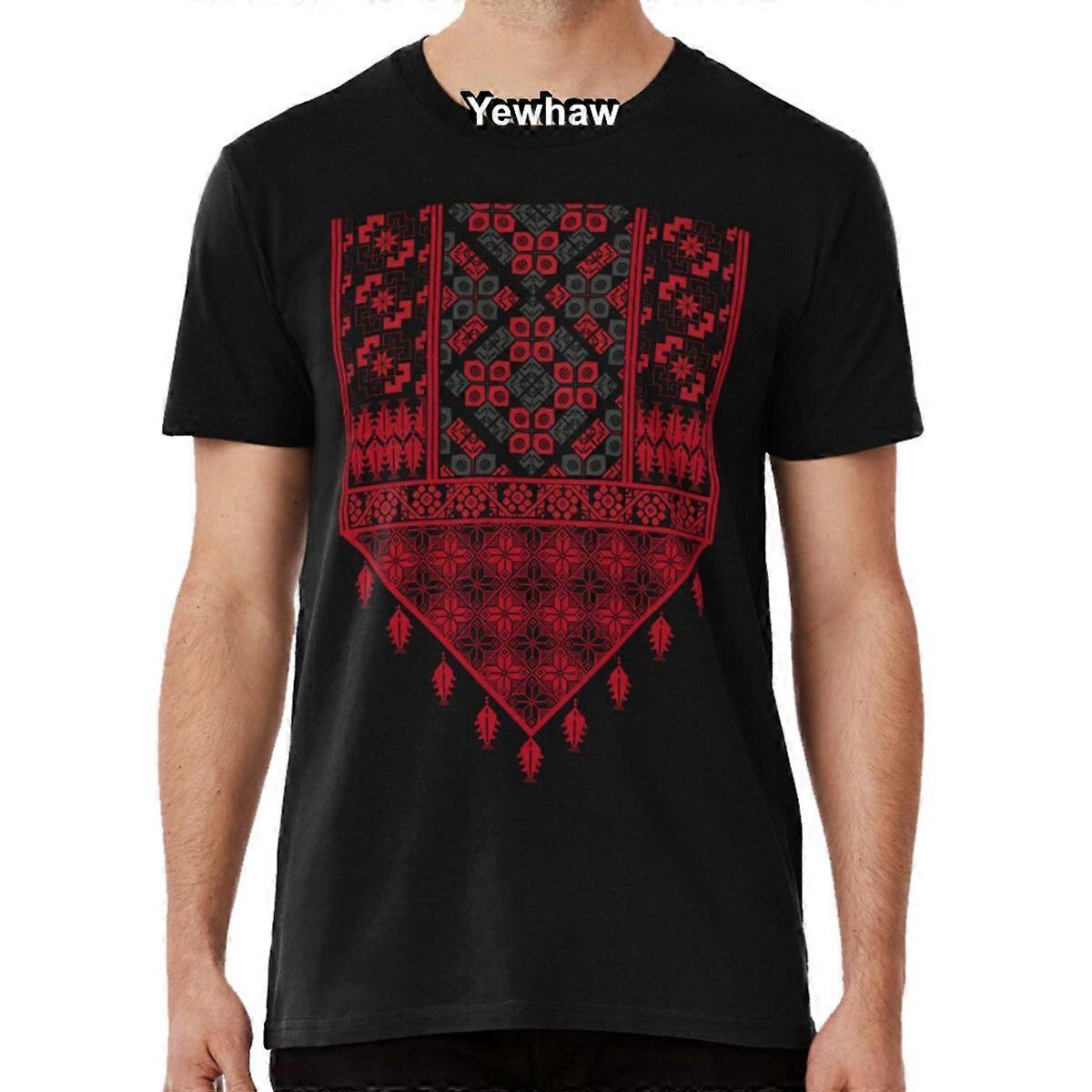 Palestinian Embroidery Tatreez Cross Stitch Pattern T-shirt