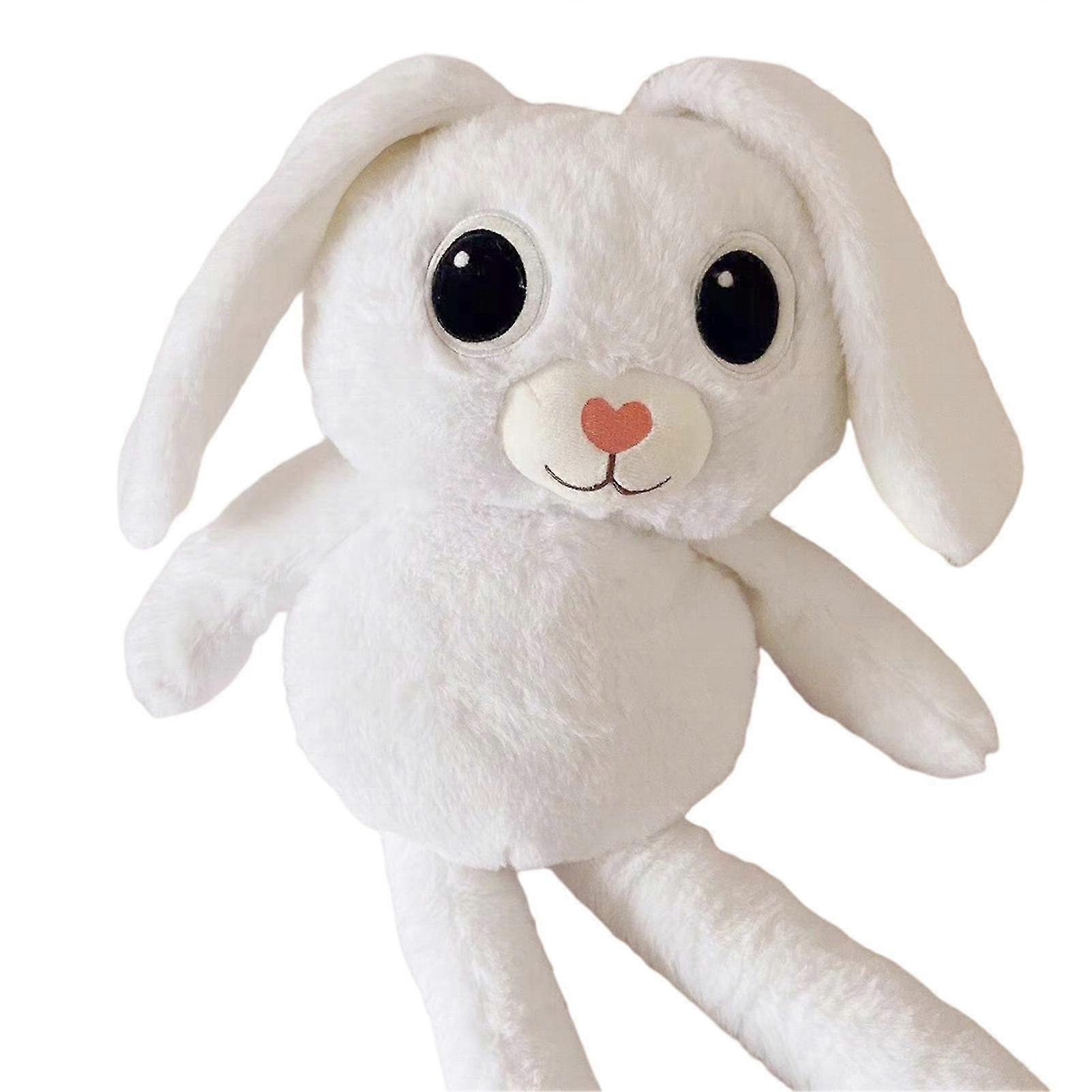 Adorable Cartoon Long Ear Rabbit Plush Doll Soft Stuffed Toy Pillow Adjustable