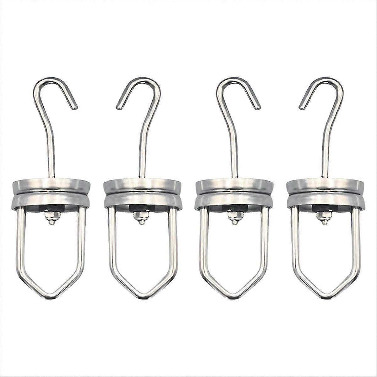 4PCS Paint Rotary Swivel Hooks High Temperature Rotary Hook