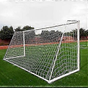 Corrosion-resistant Strongly Built White Portable Soccer Goal Net for Outdoor Use, Ideal for Soccer Enthusiasts