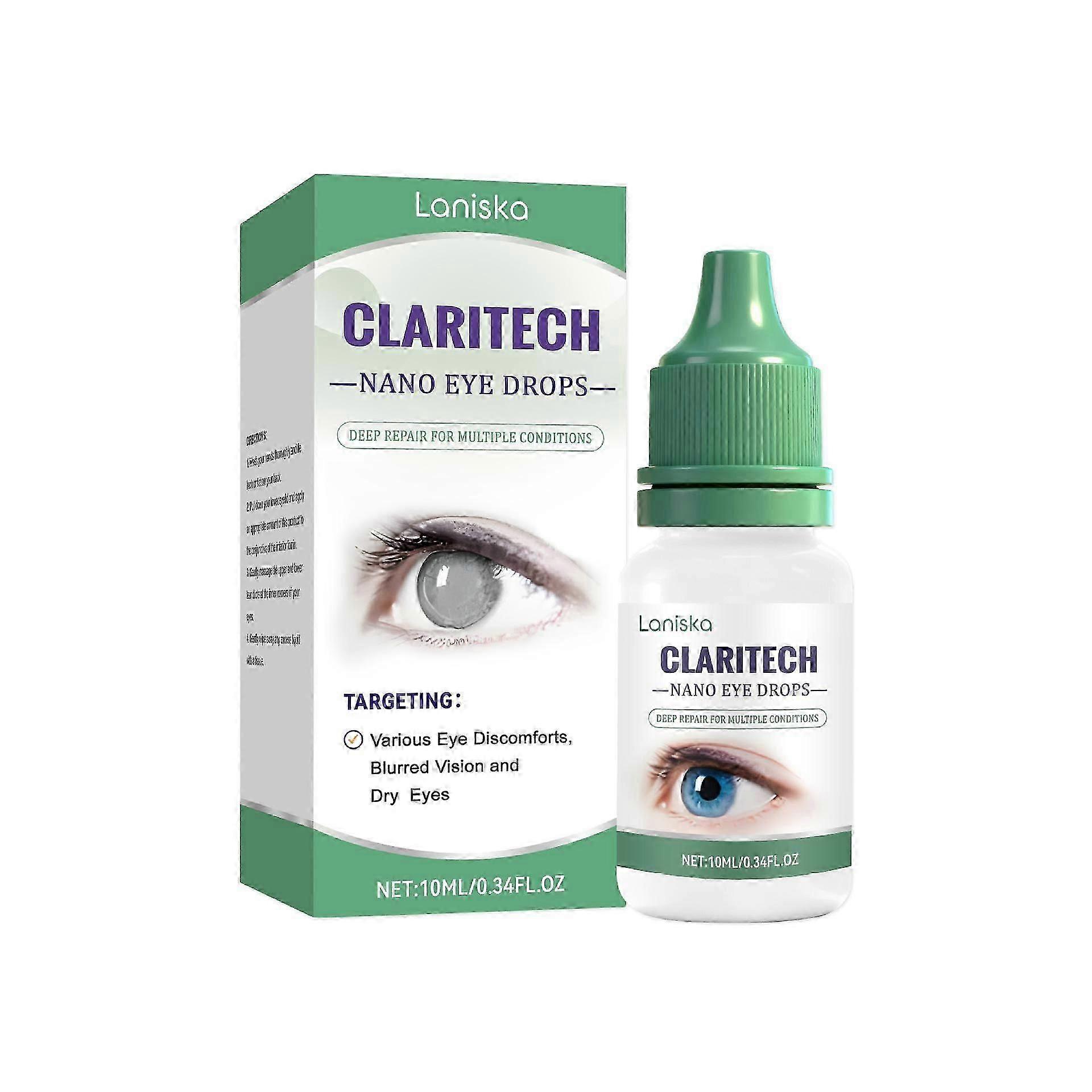 Nano Eye Drops Serum, Deep Repair for Multiple Eye Conditions, Effective Care for Dry Eye & Blurred Vision, Presbyopia, Various Eye Discomforts