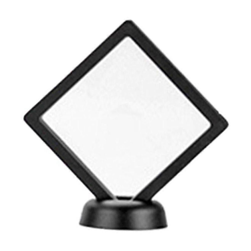 3D Floating Display Frames Stand Holder Case Boxes For Jewelry. E6Z9