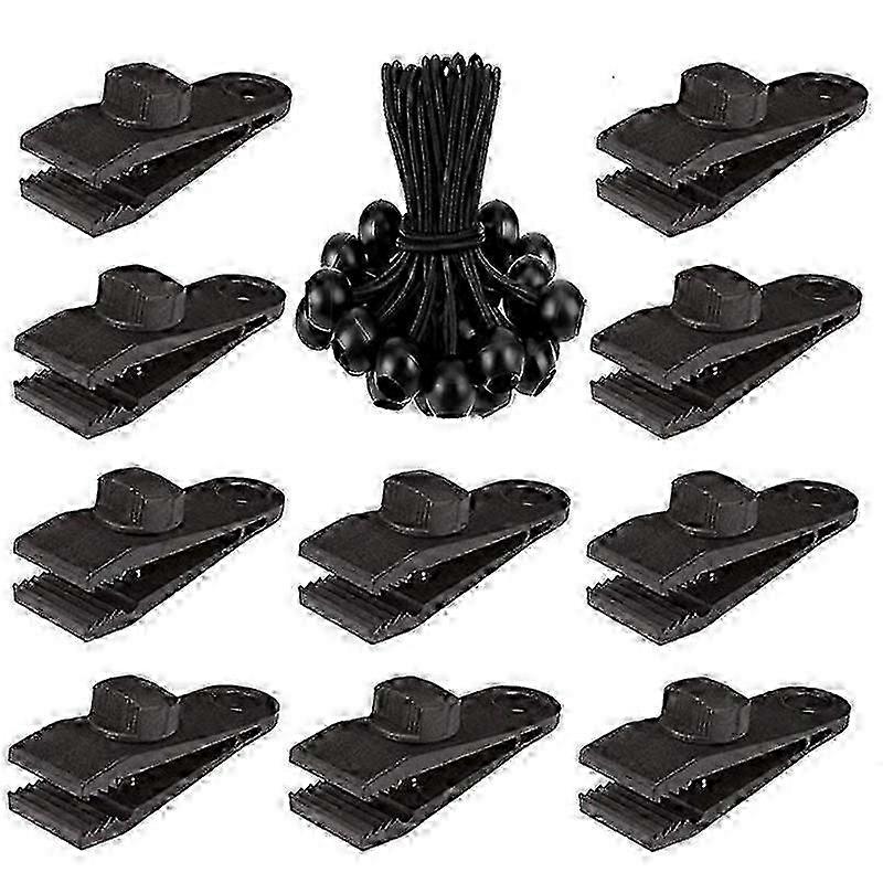 Heavy Duty Tarp Clamps, Wind Resistant Clamps For Awnings, Camping, Caravans, Car Covers, Pool Covers