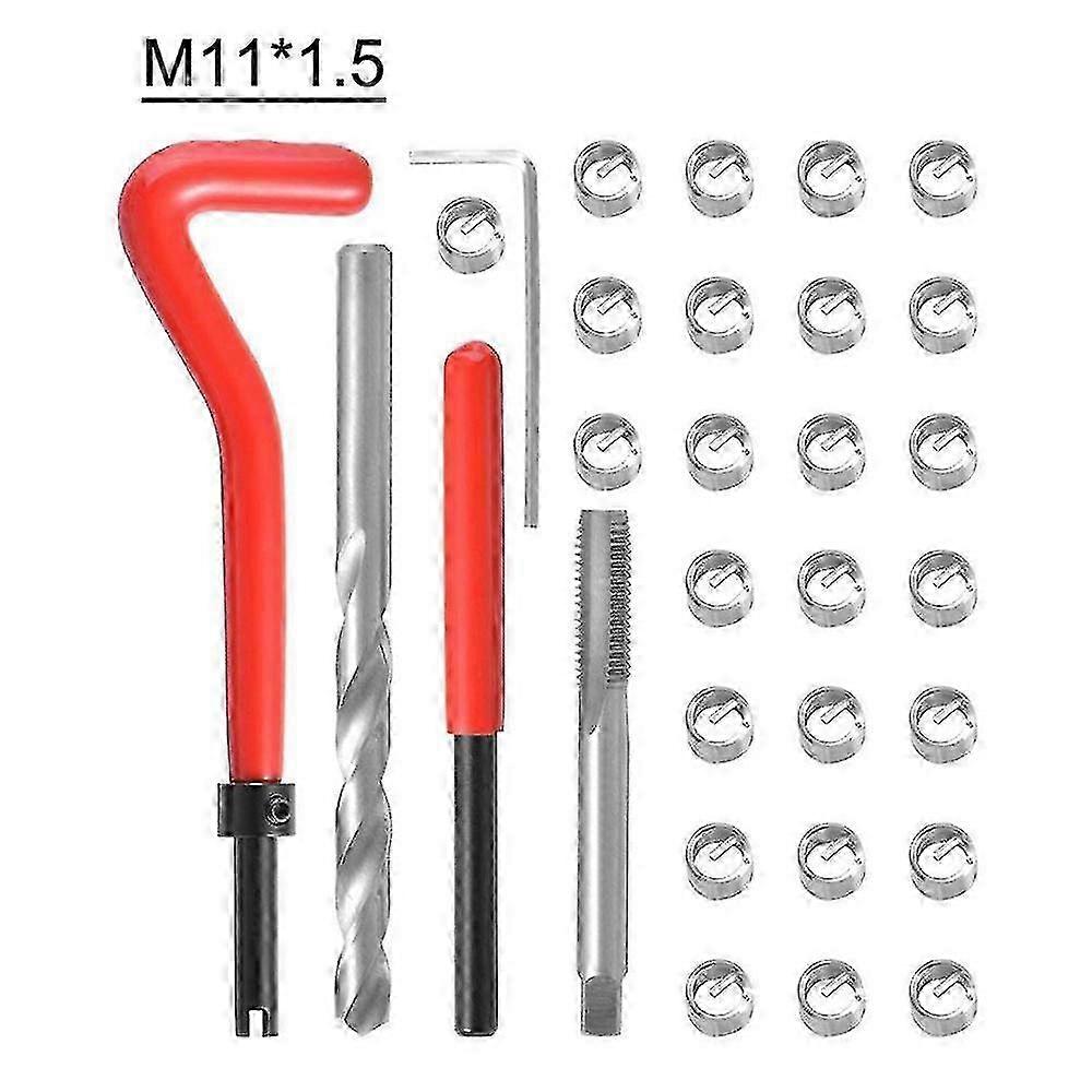 Metric thread repair kit 25pcs for car with M3 M4 M7 M9 M11 inserts