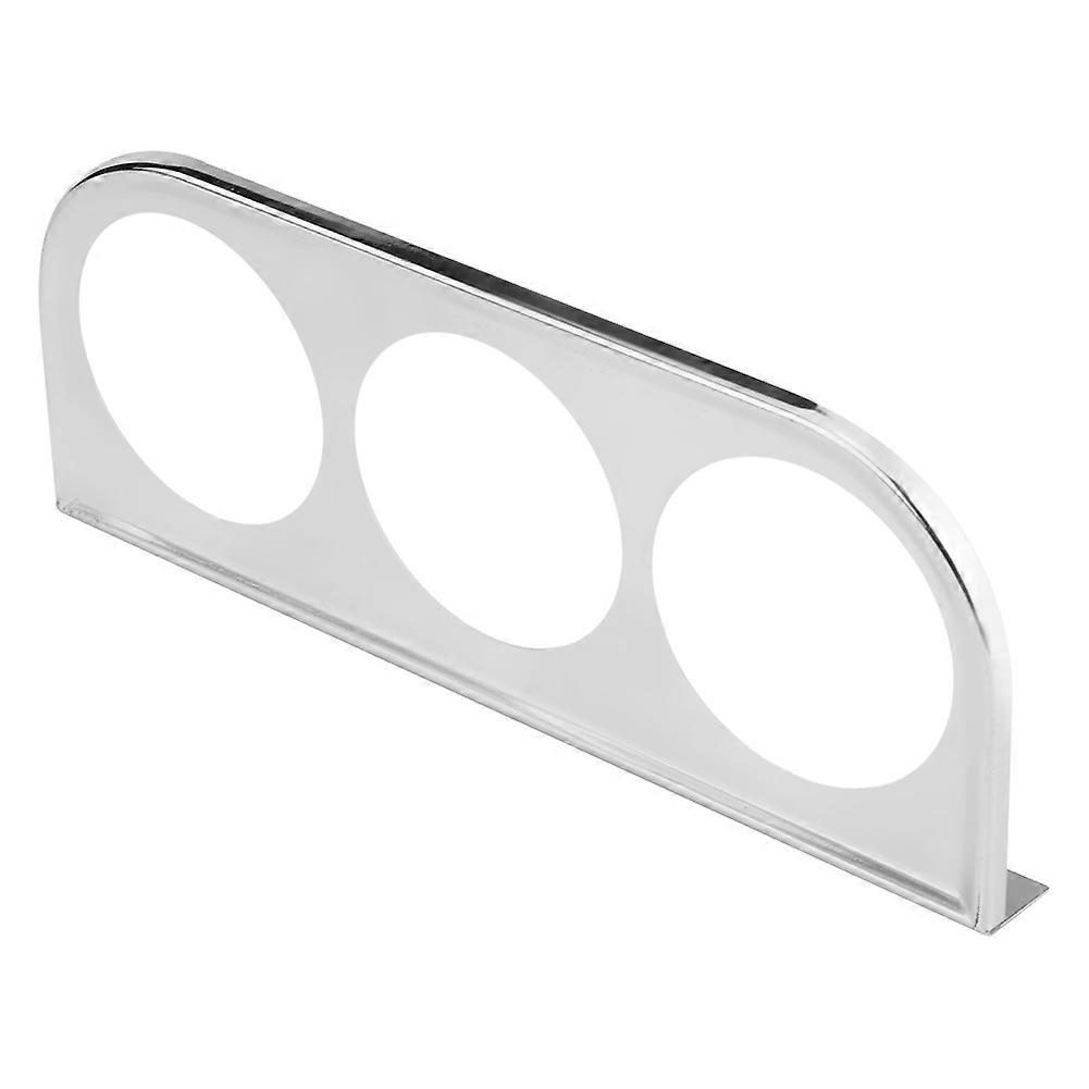 Multi hole 52mm pod holder for universal chrome meter gauge bracket