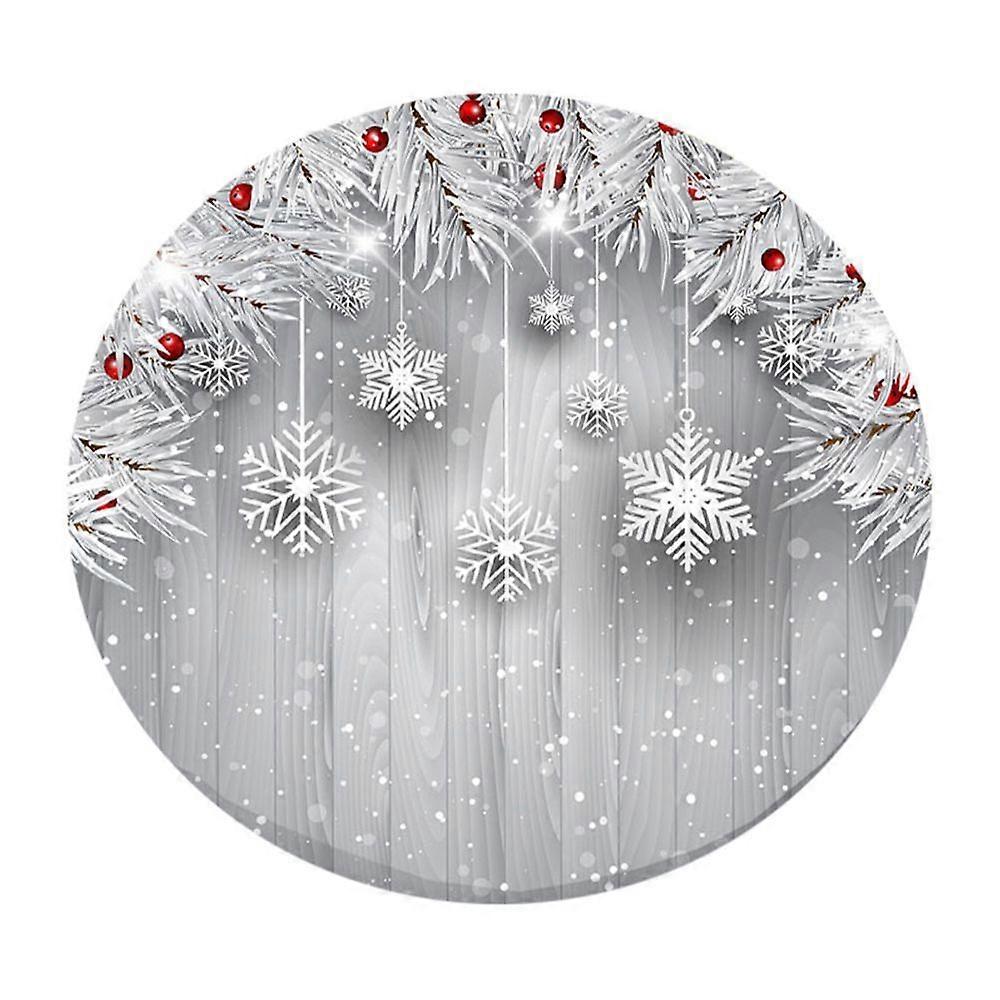 3D Print Pattern Christmas Waterproof Tablecloth 1.2m A