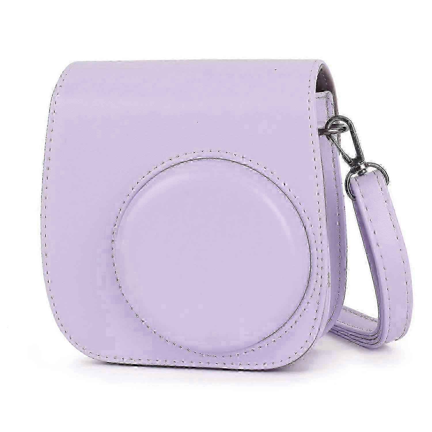 Instant Camera Protective Case Compatible With Instax Mini 11 Instant Film Camera, Soft Pu Leather Bag With Pocket