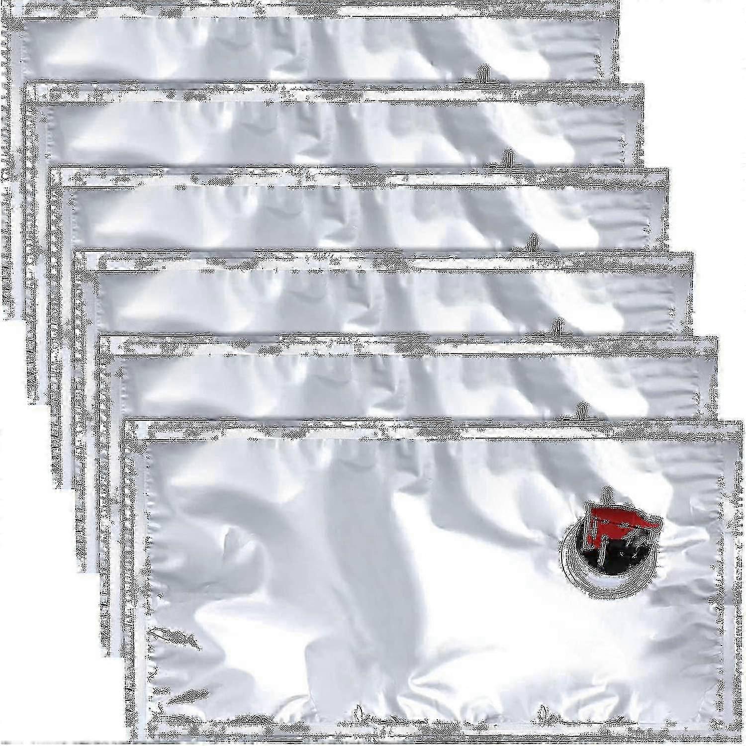 6 Reusable Wine Refill Bags with Spout - 6 Pack