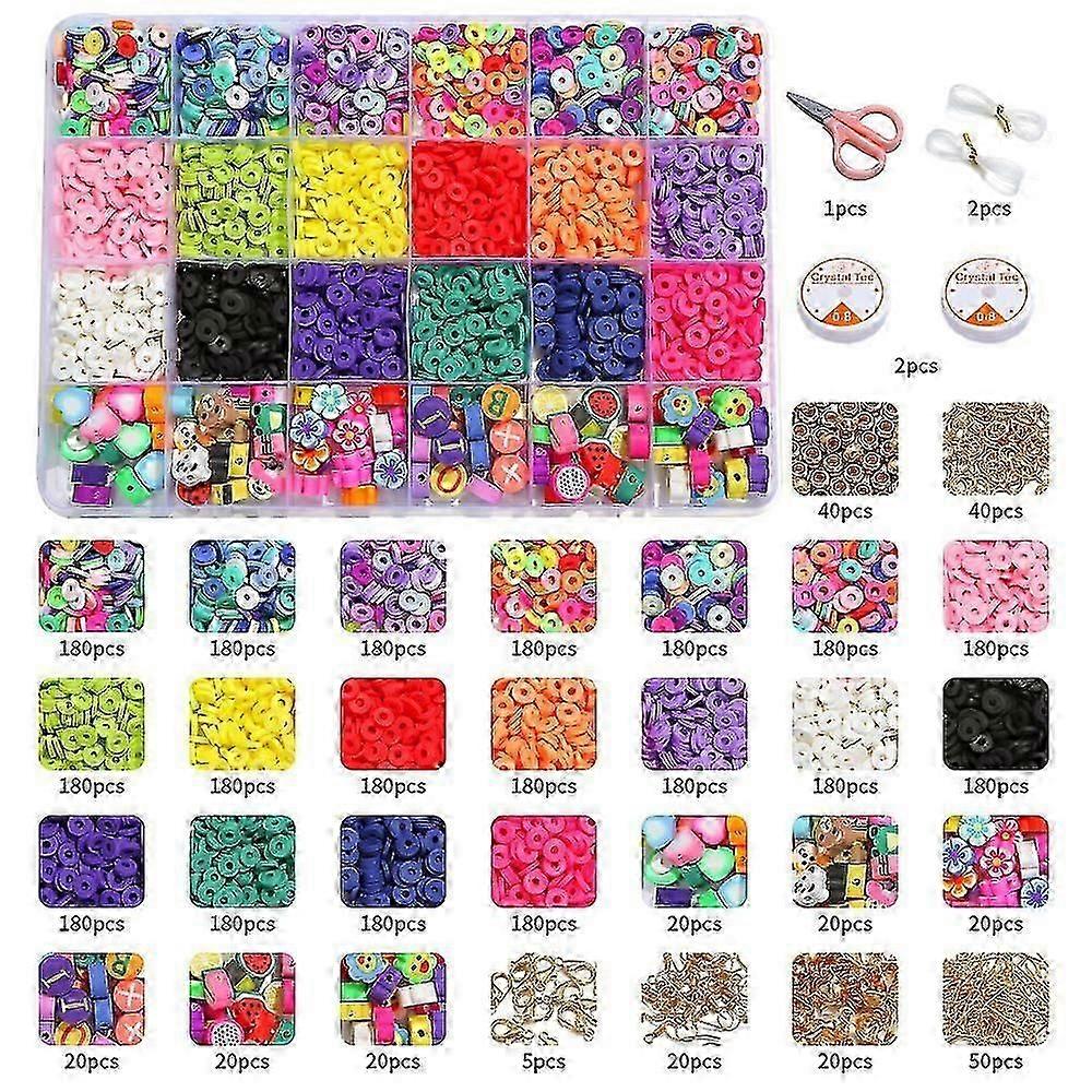 24 شبكة لينة الطين لينة السيراميك الخرز دي مجموعة مربع اليدوية دي مطرز مجموعة