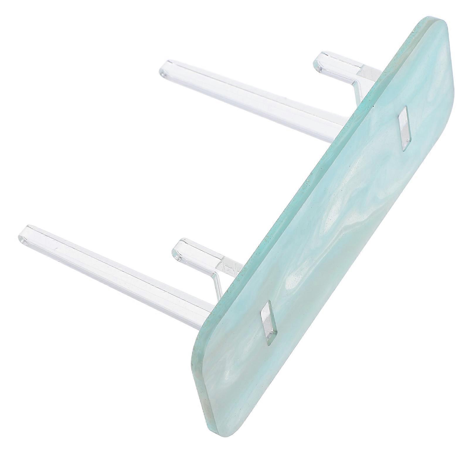 Acrylic Plate Display Stand for Display Light Green Card Rack