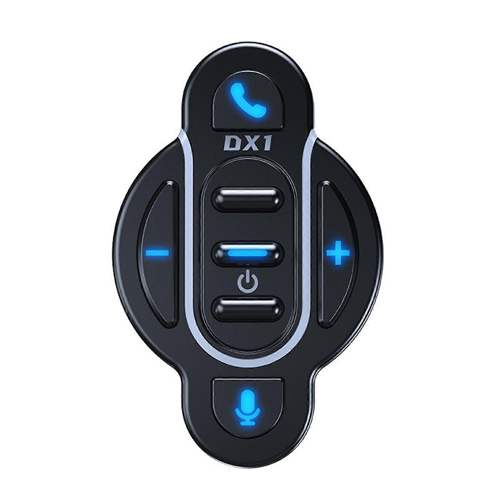 Motorcycle Handlebars Bluetooth-compatible Controller Integrated Controls Waterproof Design Safe Riding Phone Calls Music Playbacks Multicolor