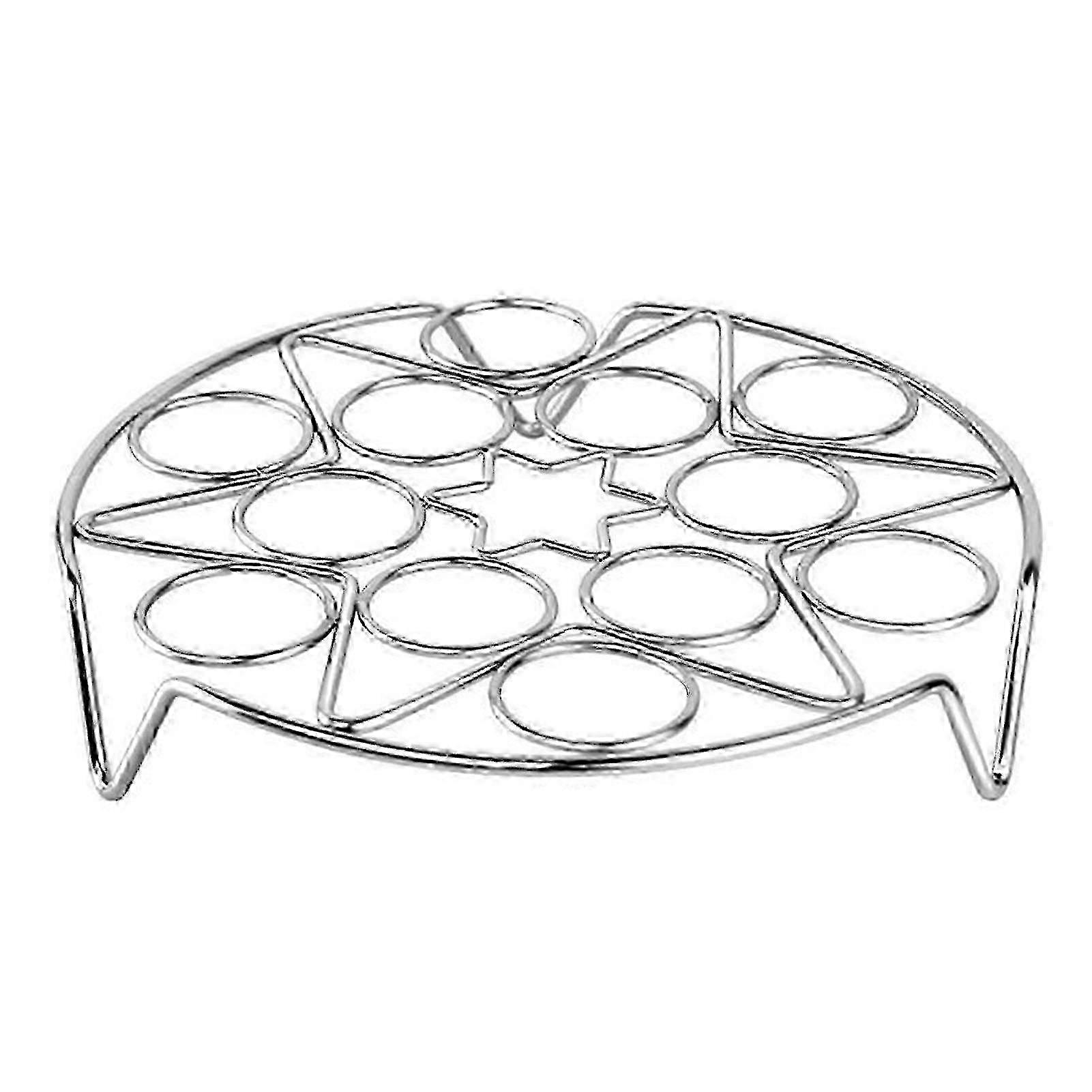Egg Cooking Rack Trivet Stainless Steel Multifunctional Egg Steaming Holder for Kitchen ws