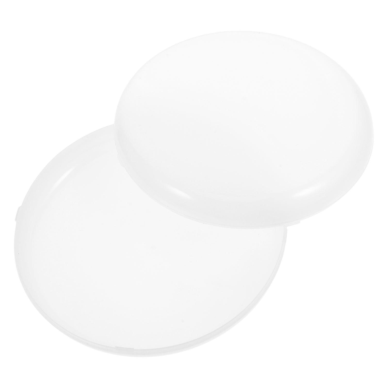 Light Bulb Diffuser 2Pcs White Cover For Home Lighting Applications Made Of PC Material With Curved Design