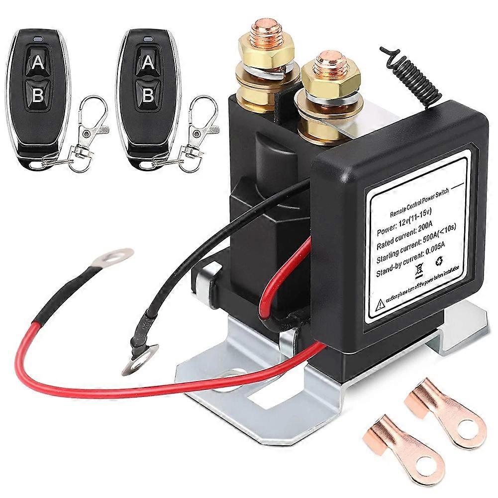 500A Starting 200A Rated High Current Battery Disconnect Switch Remote Kill Swit DC12V Battery Disconnect Switch