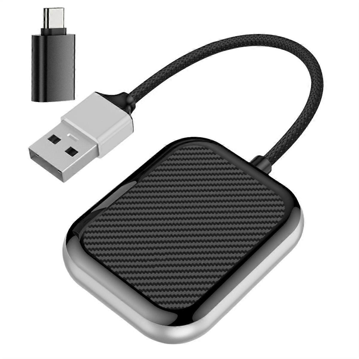 2 In1 Wireless Carplay Adapter for Android AUTO AI Connectivity Box Carplay WiFi & BT5.2 LINUX OS Wi