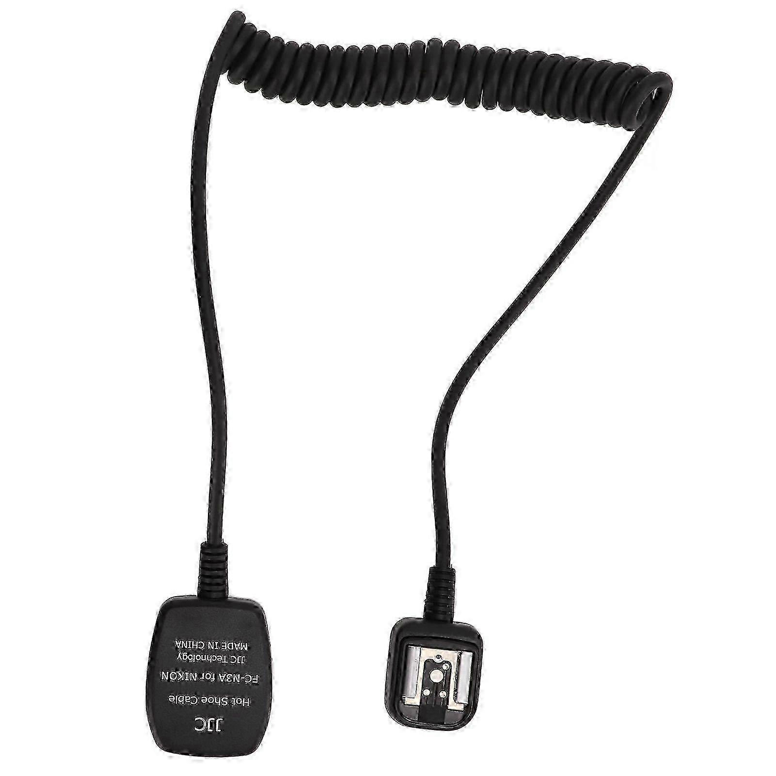 FCN3A 1.3m TTL Camera Flash Cable for Nikon Z50 SB5000 Camera Flash Speedlite Cord