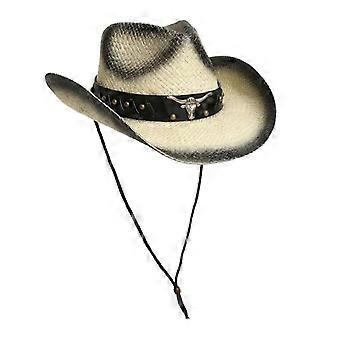 Elegant Cowboy Hat Western Straw Hat Women Photography Hat  Travel Hat Beachwear Spring Hat Multicolor
