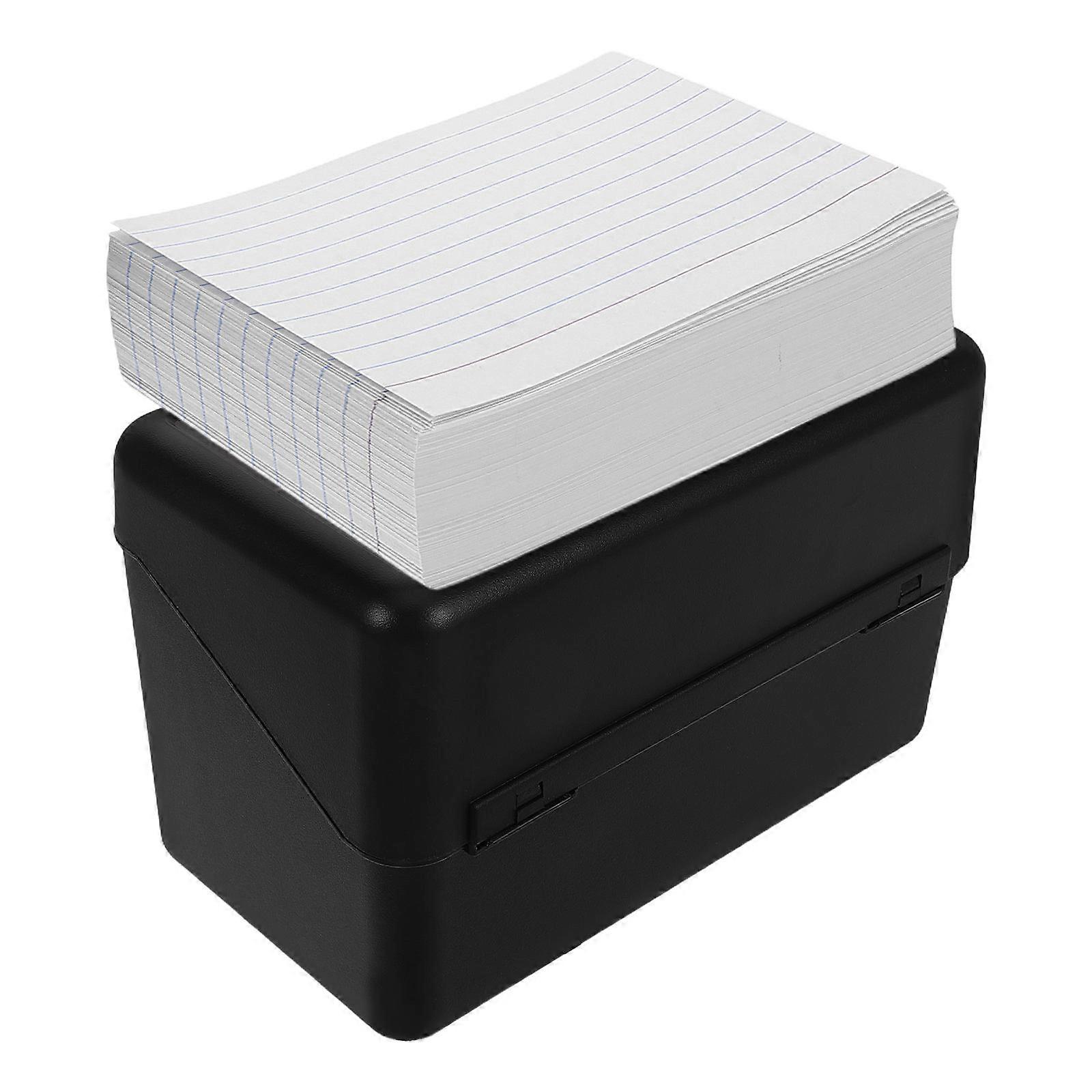 Index Card Holder Box for Note Taking 1Set with Multifunction Design