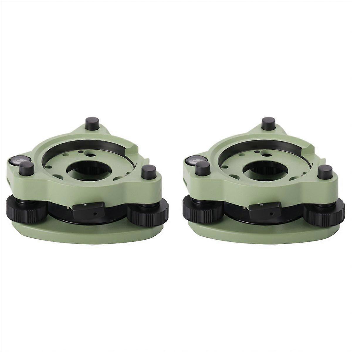 2X Three-Jaw Tribrach Without Optical Plummet for Total Station Prism Base Connector GPS RTK