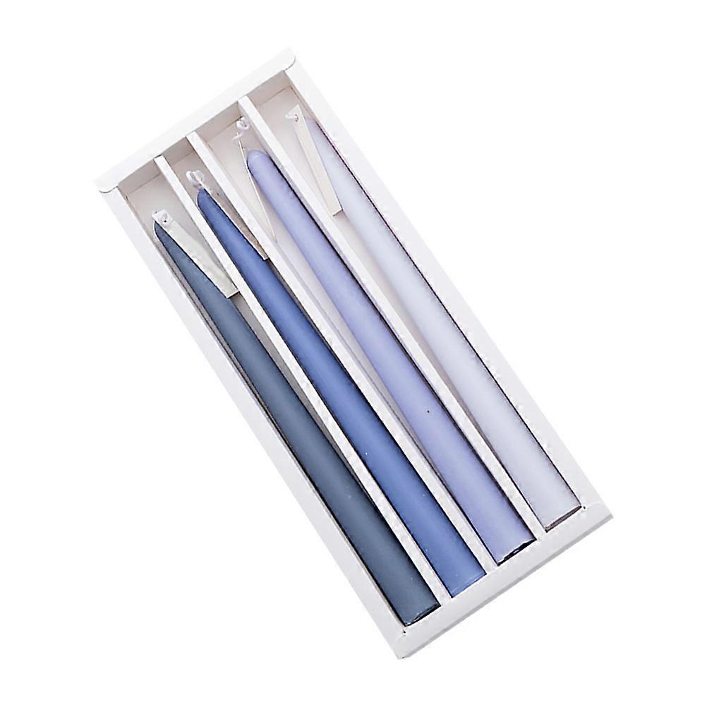 Scented Candles Long Pole Candle for Wedding Decoration 4Pcs Set