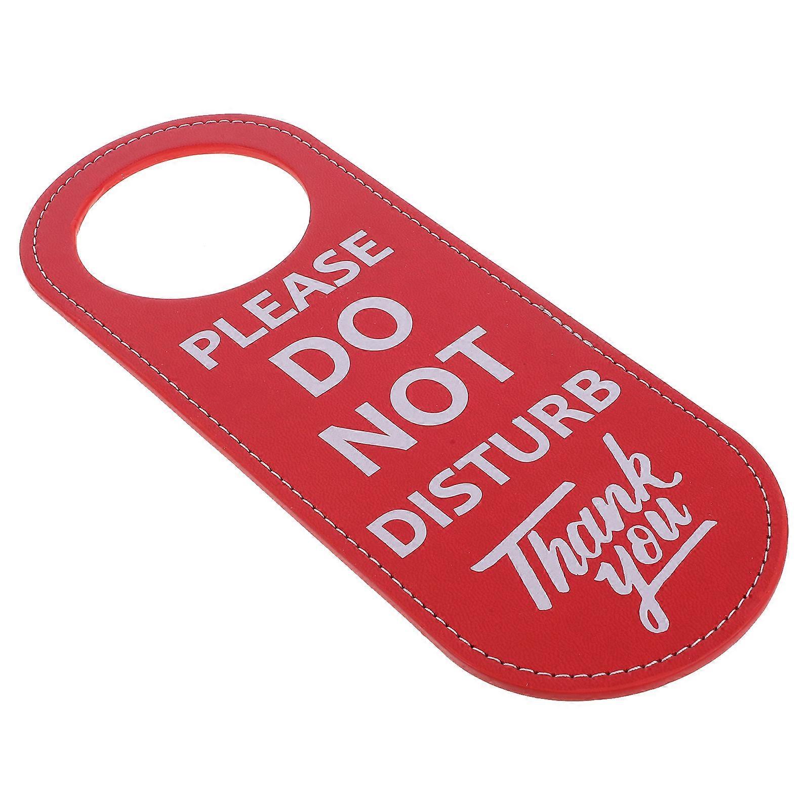 Door Sign For Knocking Door Sign For Lounge Areas Material Rectangular Shape Do Not Disturb Indicator 1Pcs