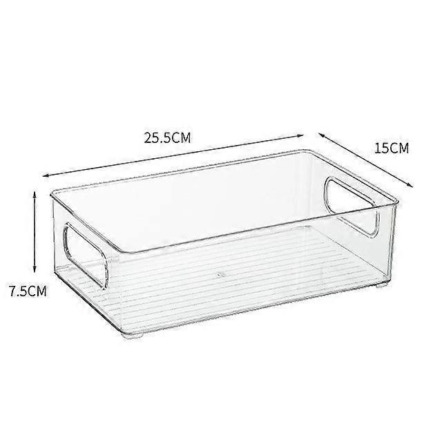 2pcs Acrylic desktop storage box transparent dormitory desk stationery book storage shelf large capacity office file basket