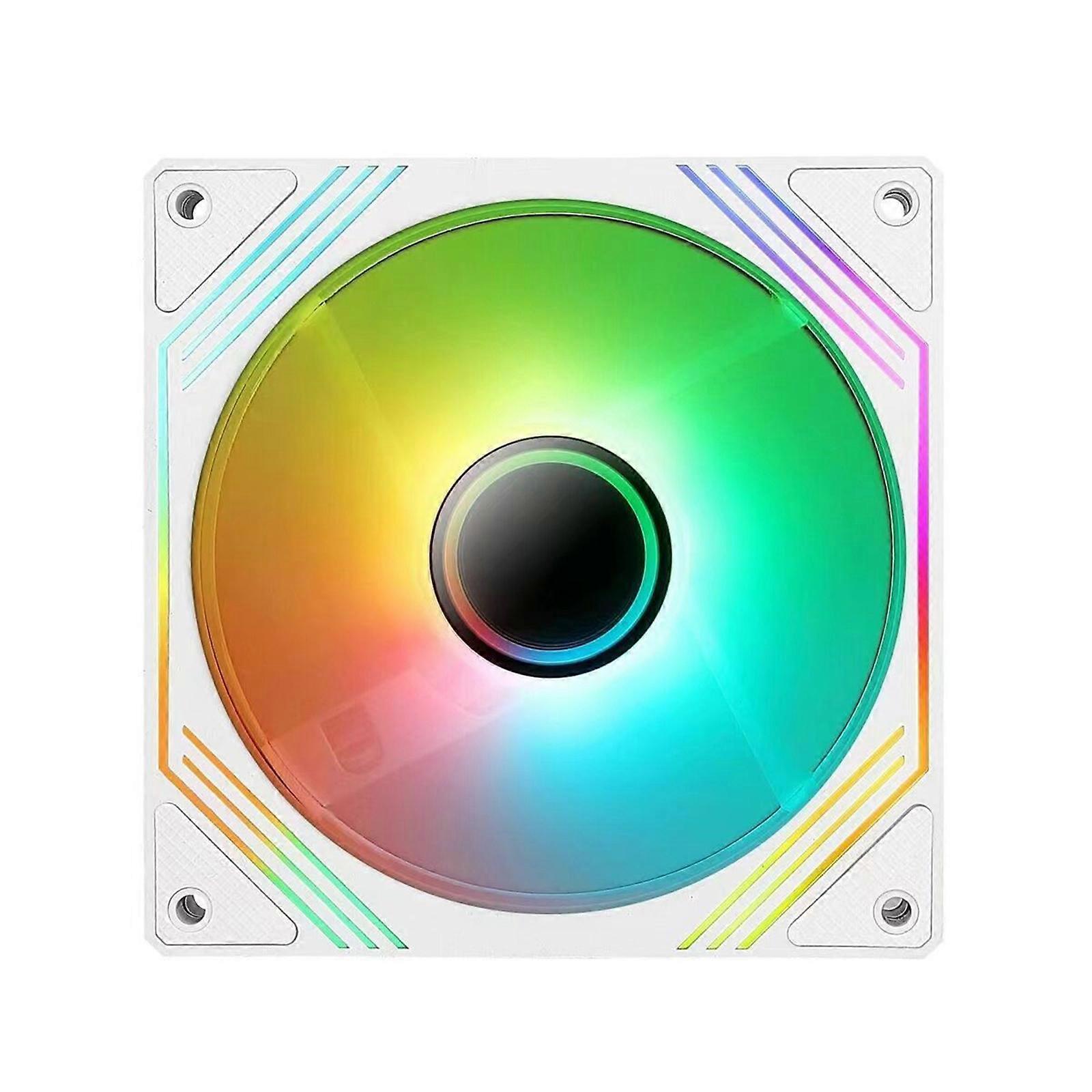High Performances 140mm ARGB Fans with  Reverse AirFlows PWM Adjustable Speed 500 1500RPM Water CPU Case Fan Multicolor