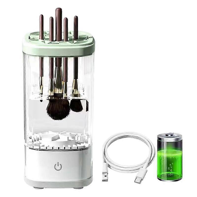 Electric Makeup Brush Cleaner with UV Sterilizer, Fast Cleaning for Multiple Brush Sizes, Gray