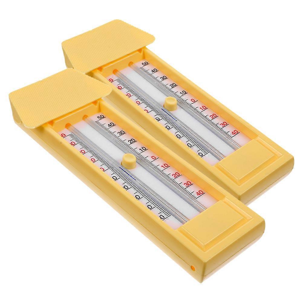 Multifunctional Room Thermometer for Home Accurate Temperature Measure 2Pcs