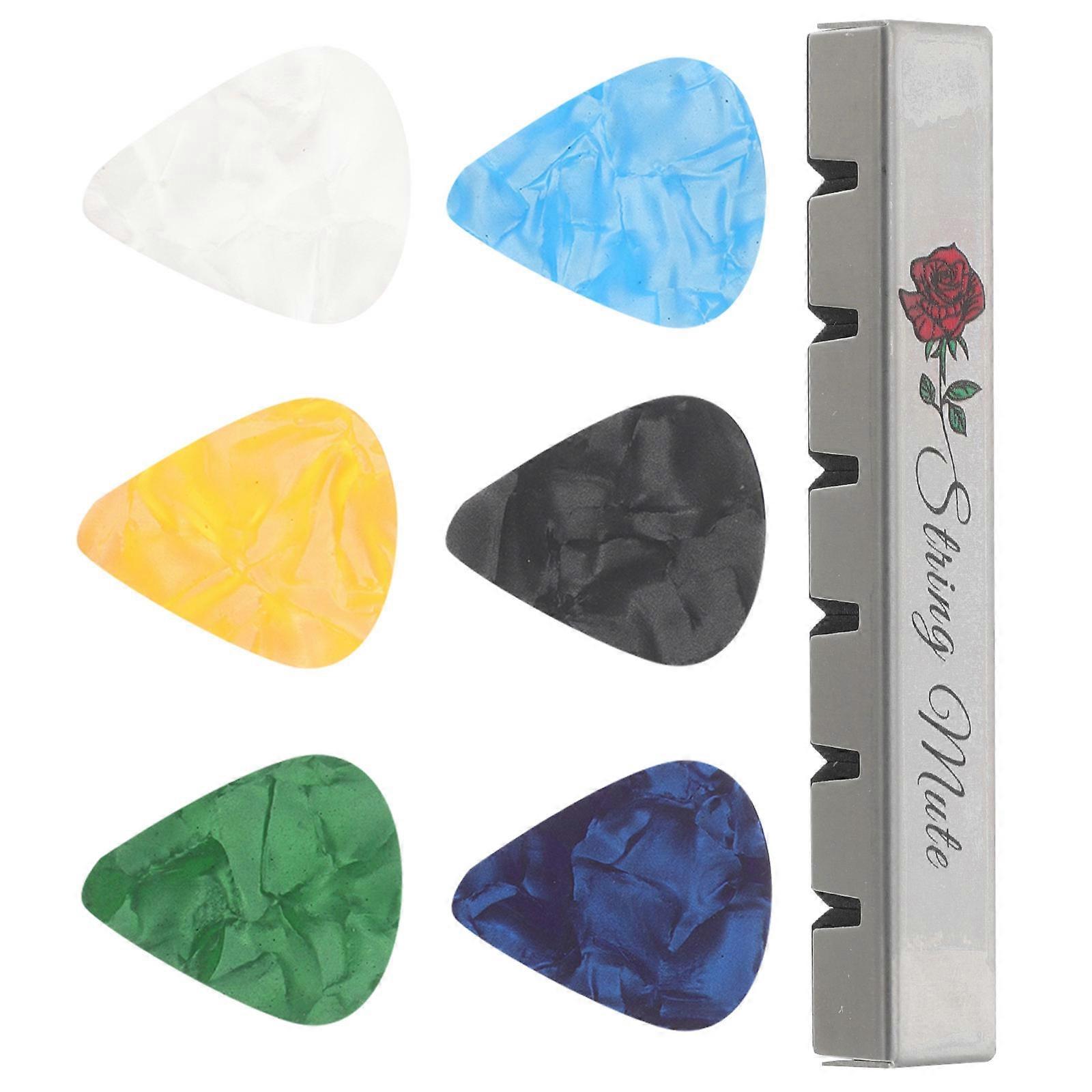 Acoustic Guitar String Mute Dampener for Noise Reduction 4Pcs Kit