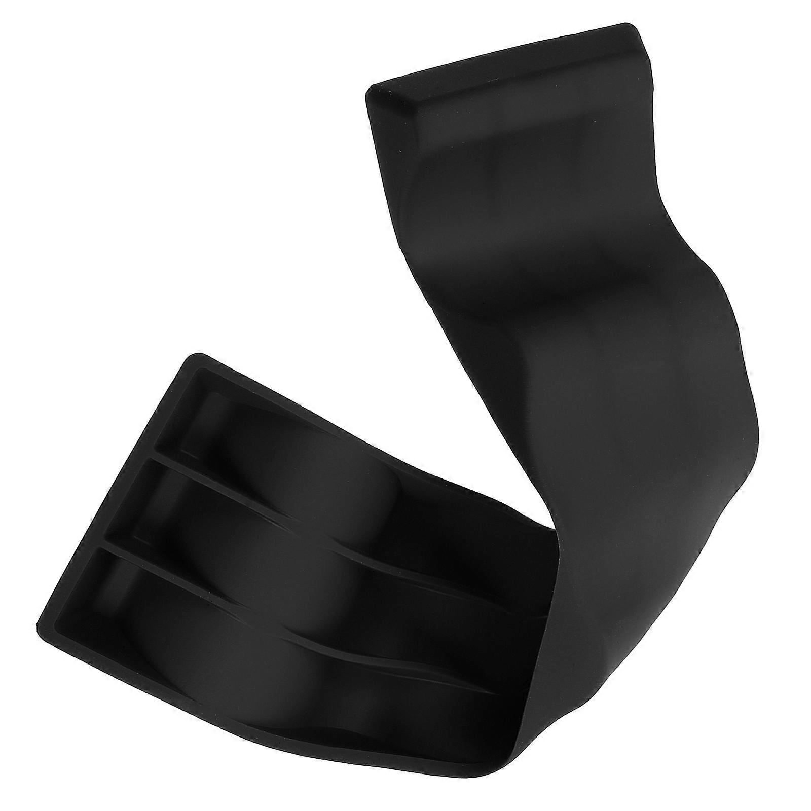 Black Silicone Holder for Storage Use 6Pcs Set